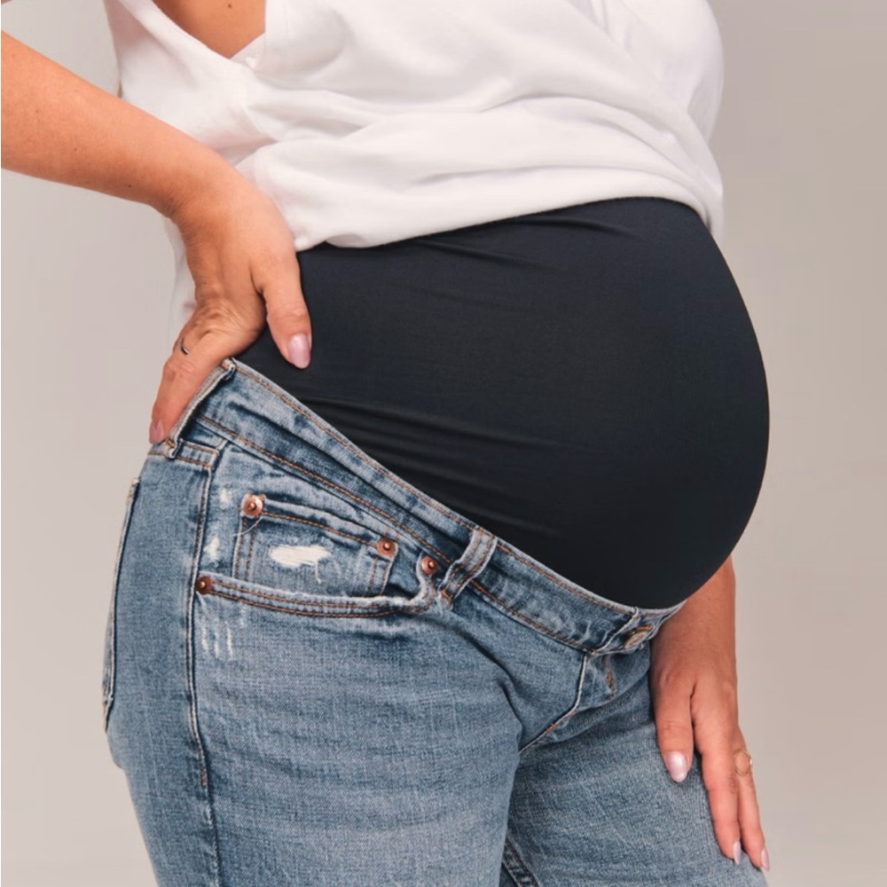 Abercrombie & Fitch Straight Leg Maternity Jeans